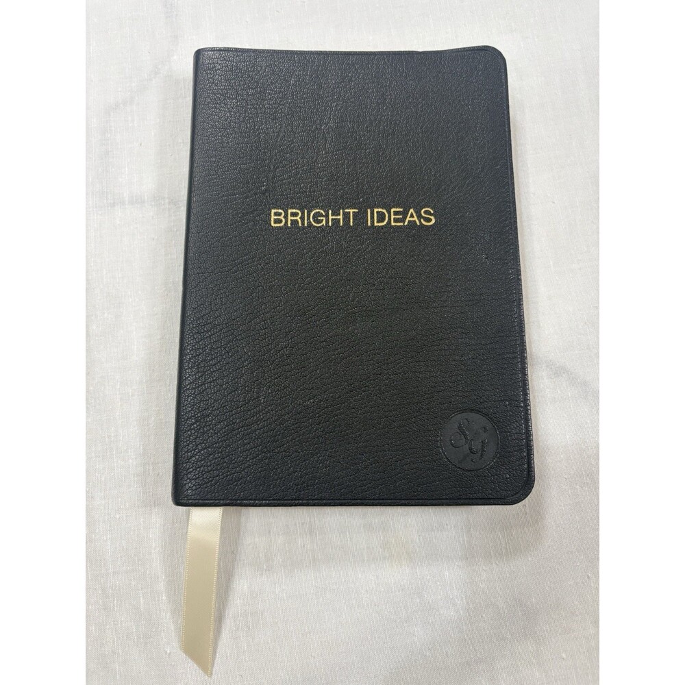 Pavey "Bright Ideas" Black A5 Notepad Pocket Idea Book Journal